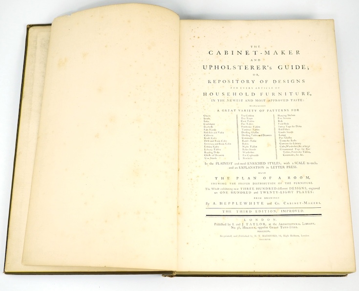 Bolton, Arthur - The Architecture of Robert & James Adam (1758-1794), 2 vols, folio, cloth, library stamps, Country Life. London, 1922; Hussey, Christopher - The Work of Sir Robert Lorimer, 1st edition, folio, cloth, Cou